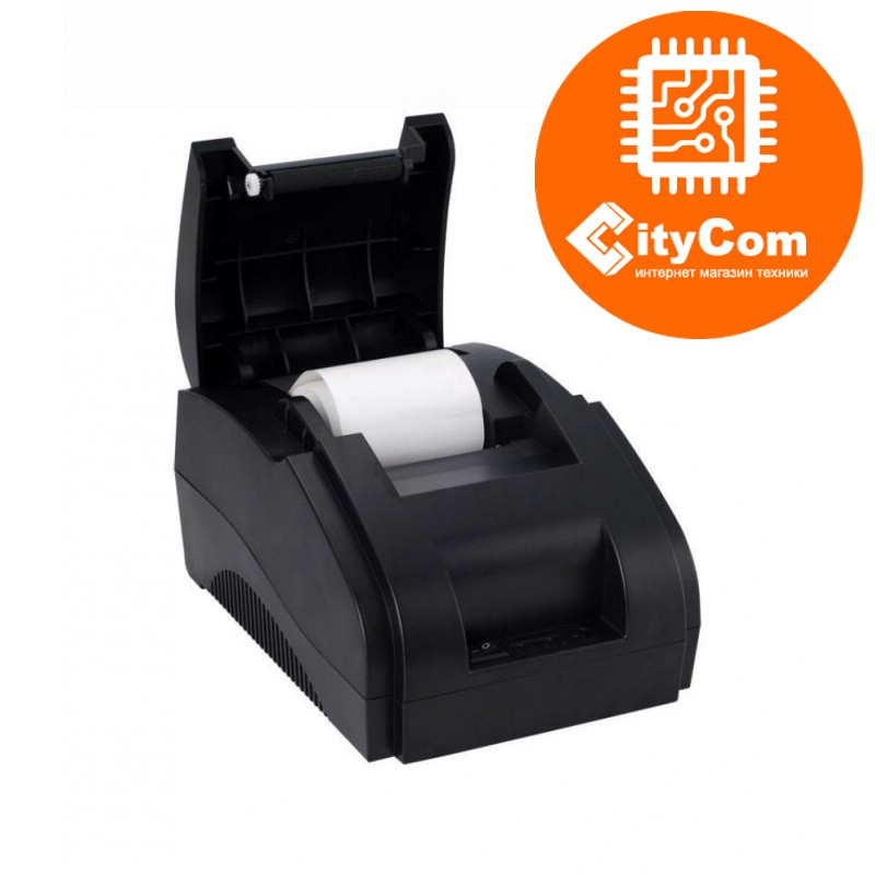 Принтер чеков Xprinter XP-58IIH, 58mm, USB POS термопринтер чековый для магазинов, бутиков, кафе и д Арт.4858 - фото 1 - id-p37295173