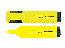 Текстовыделитель SILWERHOF "Blaze" 1-4 мм, желтый