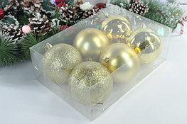 Набор больших ёлочных шаров (6 шт.)