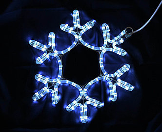 Светодиодная фигура снежинка 40*40, 144 LED