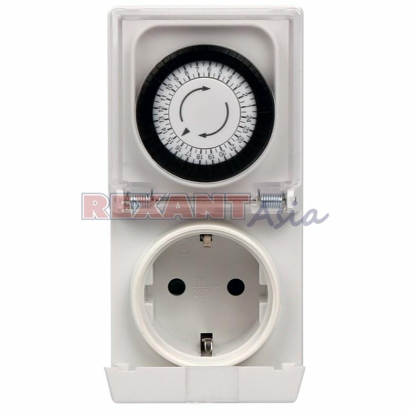 Розетка с механическим таймером RX - 23, (11-6003) REXANT