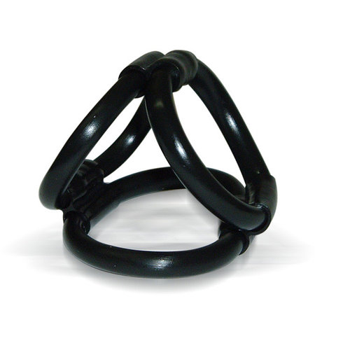 Утяжка на пенис и мошонку Cock Ring With 1.5 Ball Stretcher And Optional Weight Ring