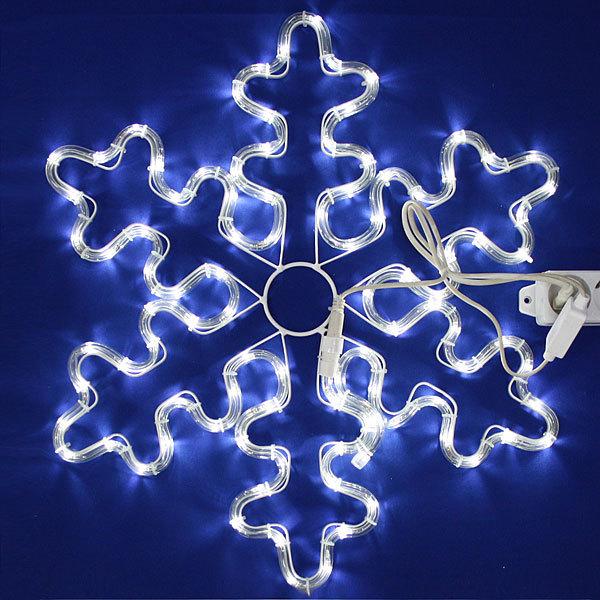 Светодиодная фигура снежинка 50*50, 144 LED