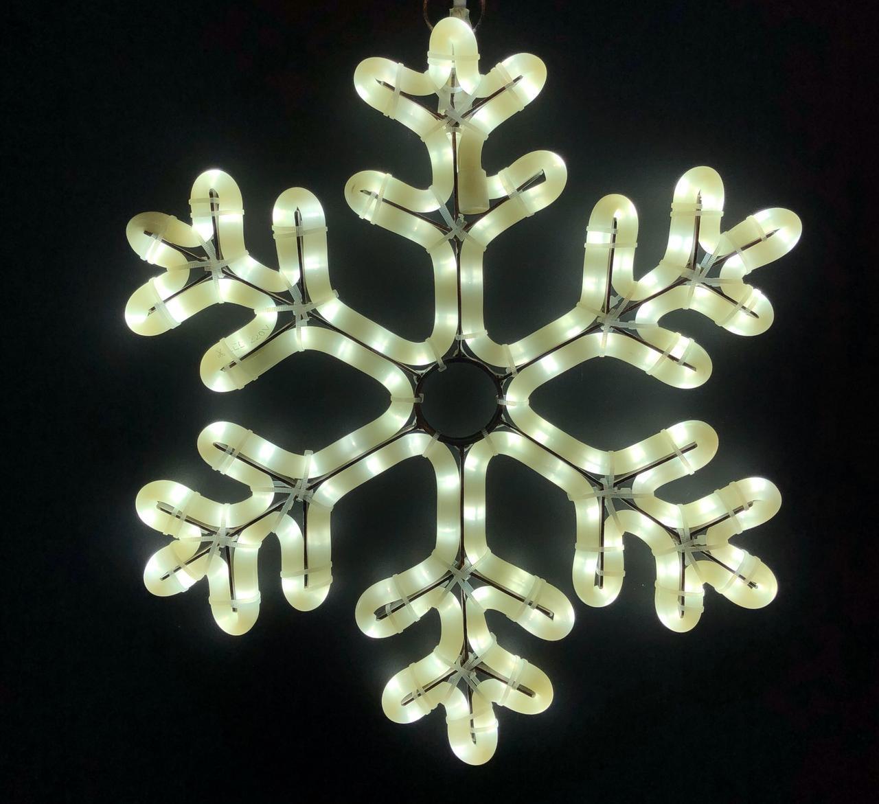 Светодиодная фигура снежинка 50*50, 144 LED