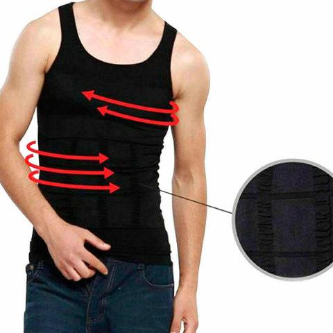 Утягивающая майка для мужчин Slim and Lift for men BLACK (XL) - фото 3 - id-p69891328