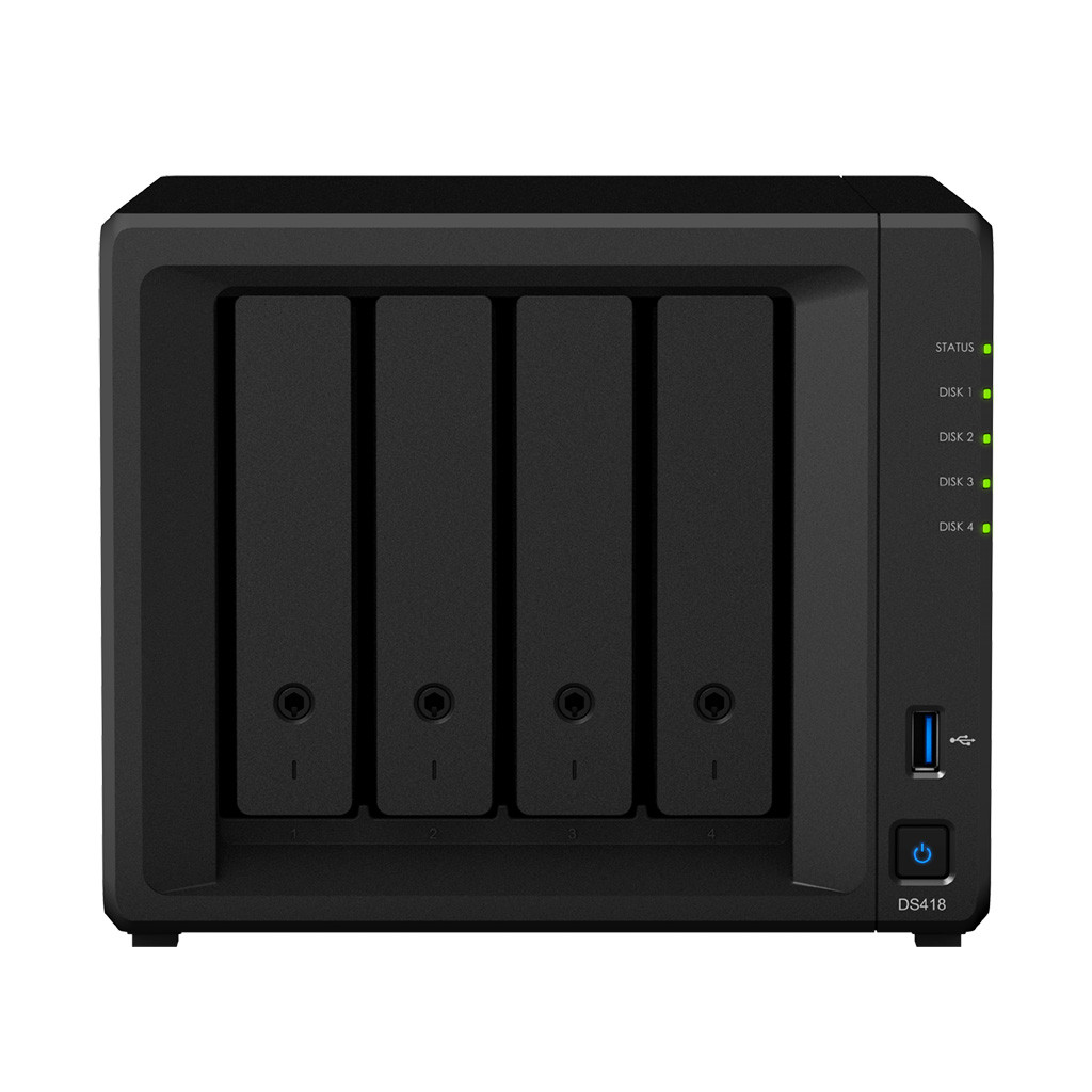 Synology DS418 Сетевой RAID-накопитель, 4xHDD NAS-сервер для дома и бизнеса - фото 3 - id-p69894259