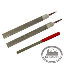 Рашпиль Iwasaki, красн, прямой, плоский, 200*20мм,шаг-1.6 мм