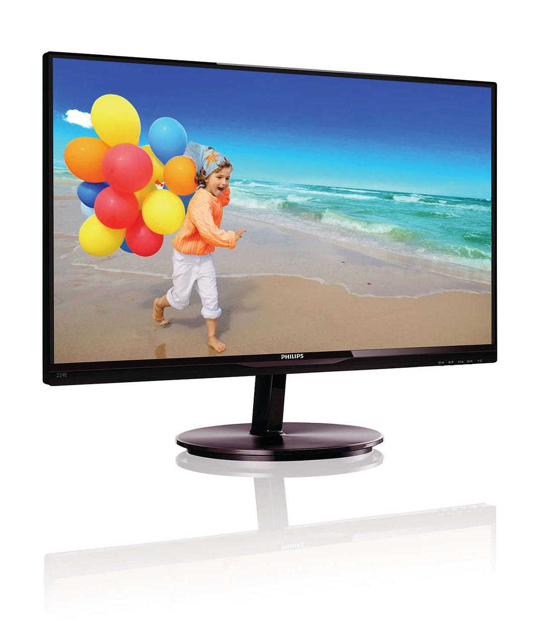 21.5" PHILIPS 224E5QSB/01 IPS W-LED