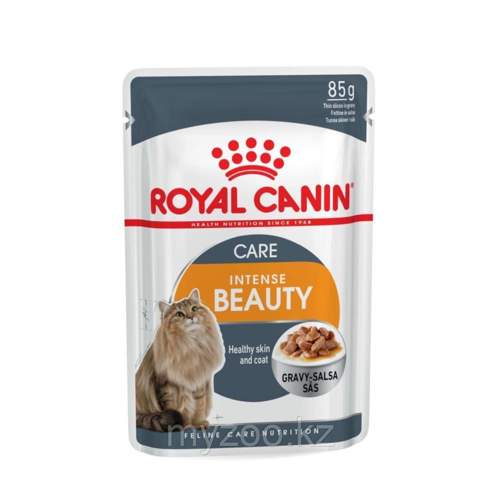 Влажный корм для красоты кожи и шерсти у кошек Royal Canin INTENSE BEAUTY PORK FREE 1*85G