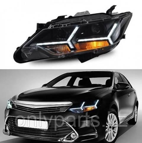 Передние фары на TOYOTA CAMRY V55 LAMBORGHINI STYLE