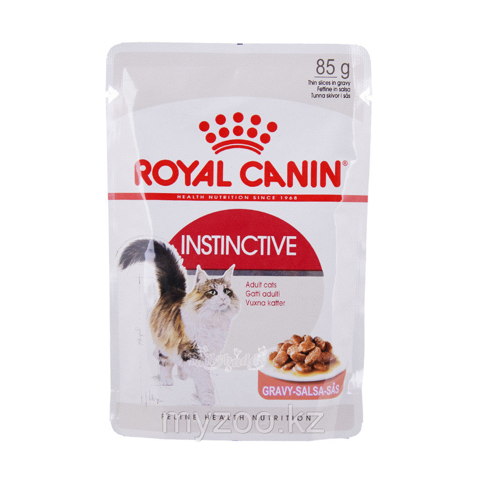 Влажный корм для кошек в соусе INSTINCTIVE IN JELLY 1*85G