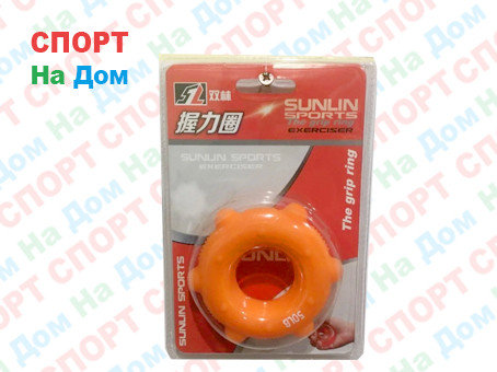 Кистевой силиконовый эспандер (бублик) Sunlin Sports 50 LB 1325, фото 1