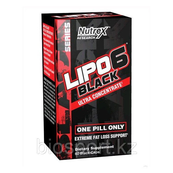 Lipo-6 Black Ultra Concentrate, 60 caps
