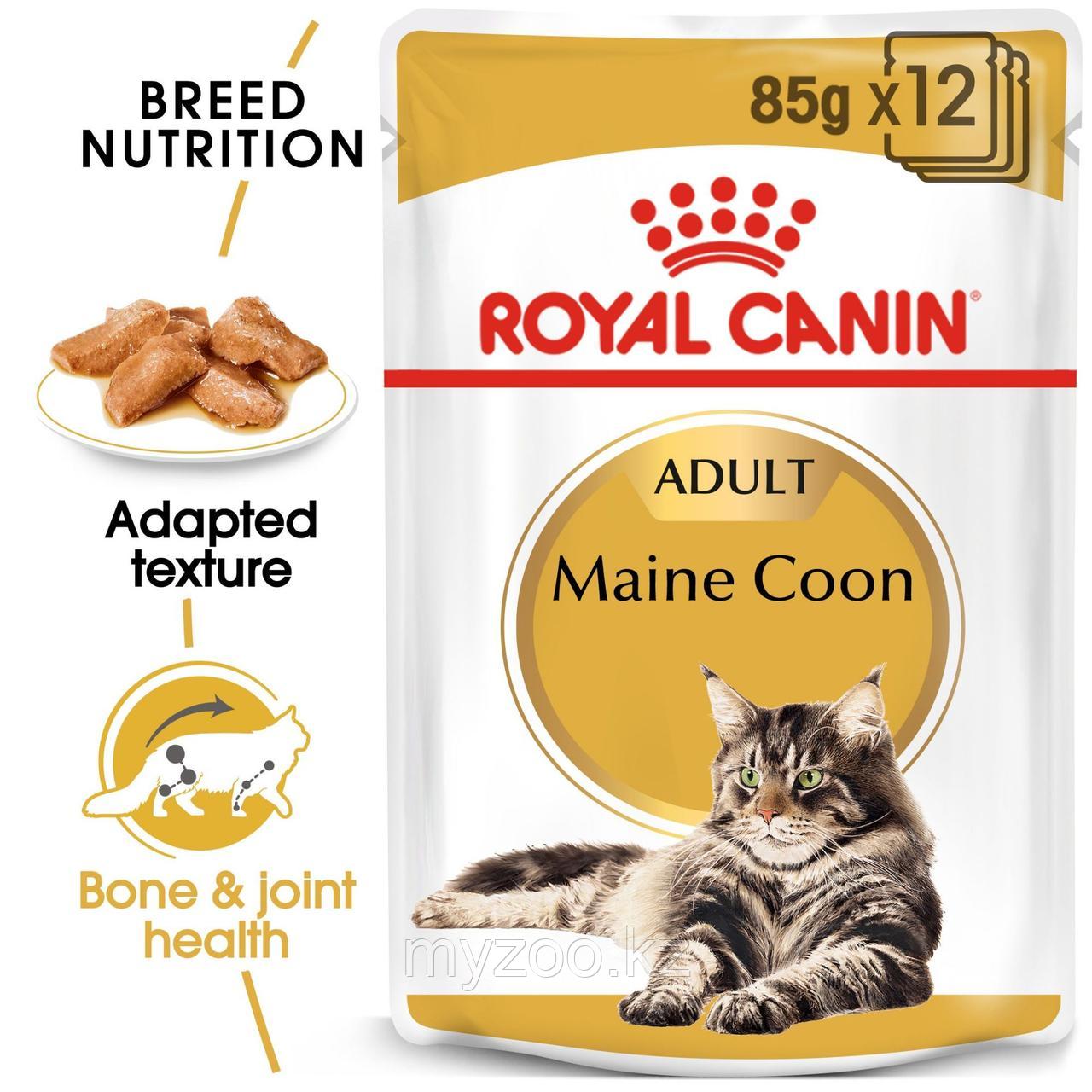 Влажный корм для кошек породы Мейн Кун Royal Canin MAINECOON 1*85