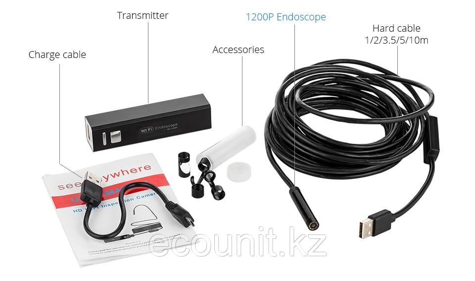 KR1200 WIFI Эндоскоп с кабелем 10 метров (MAC/WIN/IOS/Android)