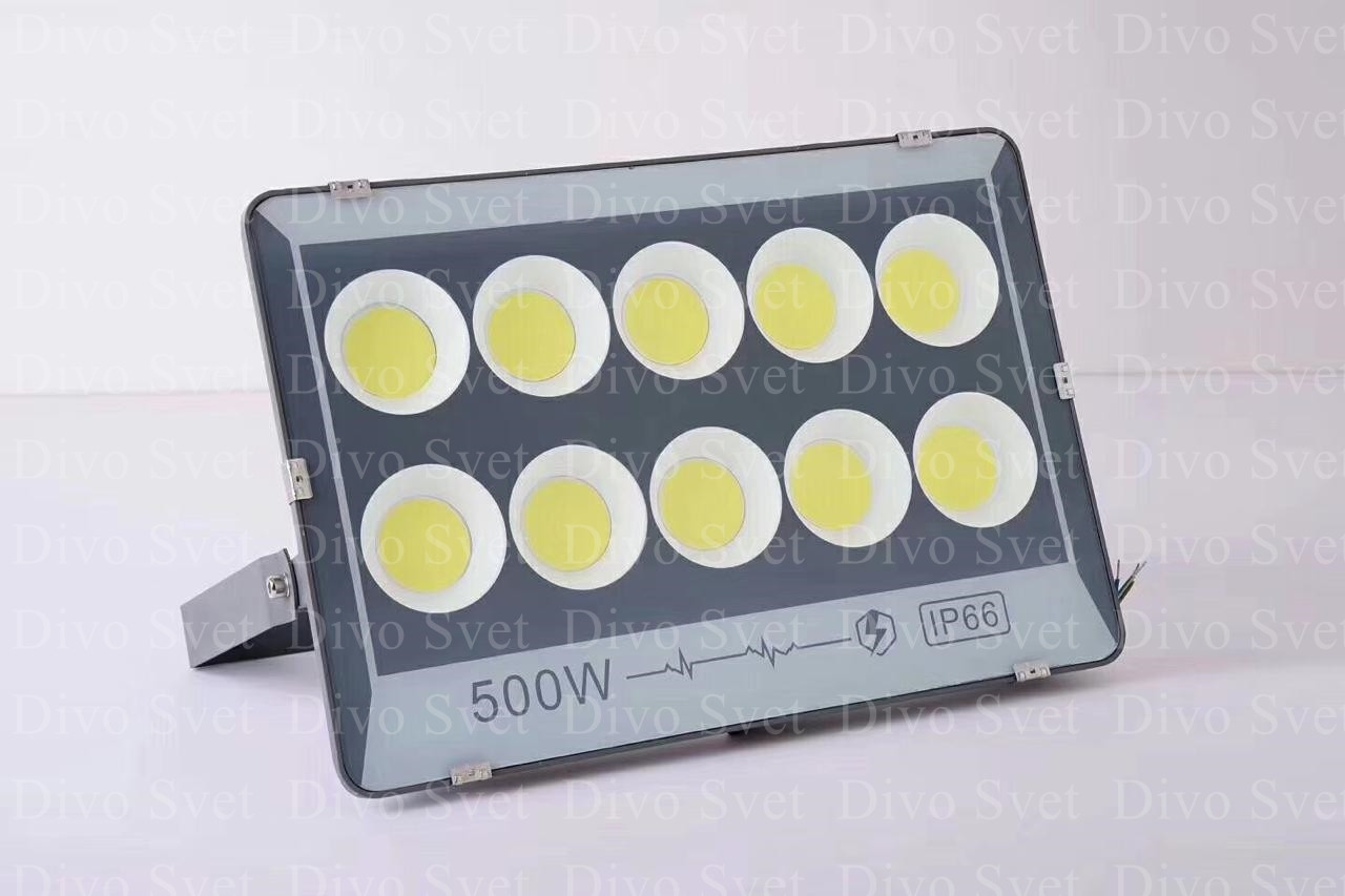 Прожектор светодиодный FLOOD LIGHT 500 W "Стандарт" серия, бюджетная. LED Прожекторы освещения 500 Ватт.