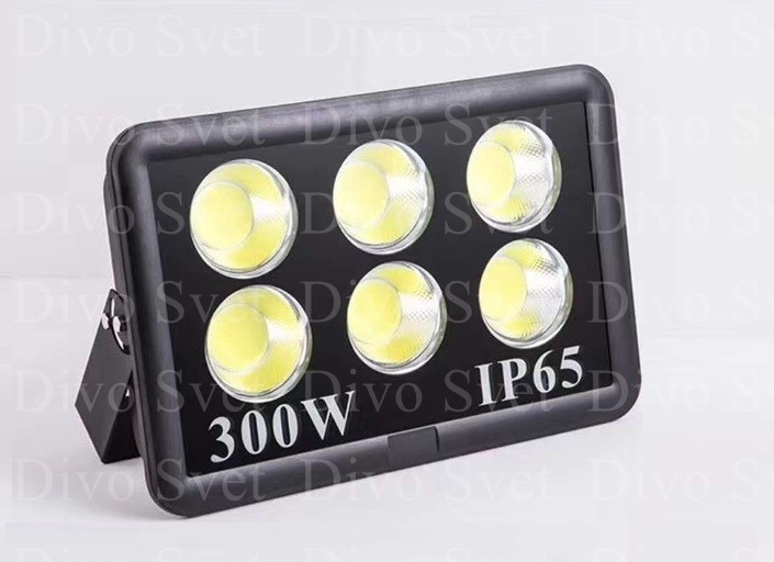 Светодиодный прожектор "Black" 300 W IP65 (Улучшенная серия). LED светильник 300 W, уличный