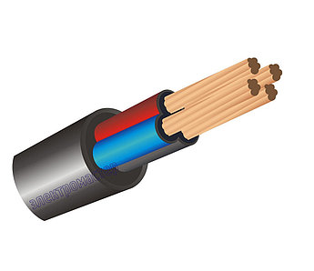 Кабель  в резиновой изоляции КГ 3х 4+1х2,5 
