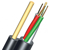 Кабель волоконно-оптический ОКНГ-Т8-С8-0.5 (ВП) кабель с двумя прутками в оболочке.