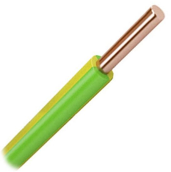 Провод ПВ1- 1,5 желт-зелен 
