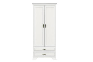 Тиффани Шкаф 2DG2S плательный с полками, вудлайн кремовый, Анрекс, фото 2