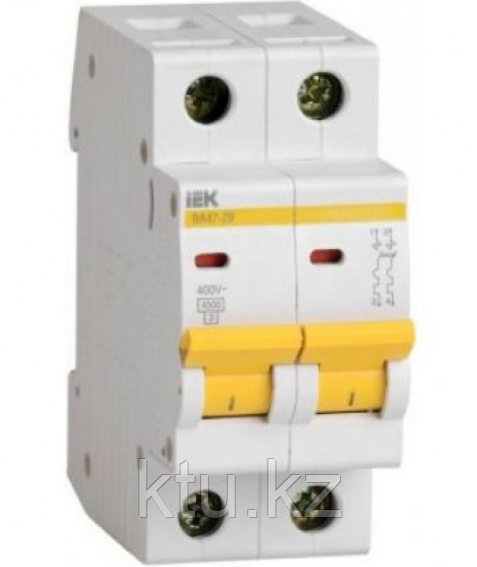 АВТОМАТ ВА47-29 (2ф) 16А IEK