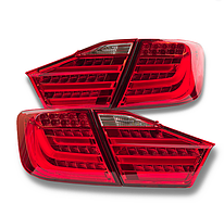Задние фары на TOYOTA CAMRY V55 BMW STYLE RED COLOR