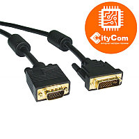 Адаптер (переходник) DVI to VGA, C-NET, кабель 1,8 m. Конвертер. сигнальный. Арт.2457