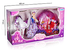 Игровой набор для девочек "Кукла Барби с пегасом и каретой" Magic toys 64
