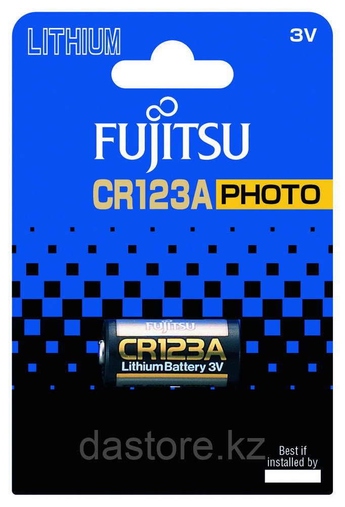 Fujitsu CR123A(B), серии Photo, 1 шт, (в блистере) Батарея литиевая