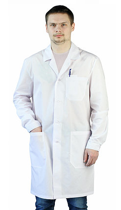 Халат мужской медицинский "Символ" белый, фото 2