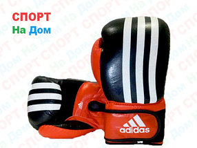 Боксерские перчатки ADIDAS кожа (черный)