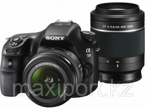 Sony A58 с 2 объективами kit 18-55 + 55-200, фото 2