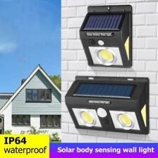 Фонарь,светильник на солнечной батарее с датчиком движения solar sensor wall light cl-2566 - фото 6 - id-p68751473