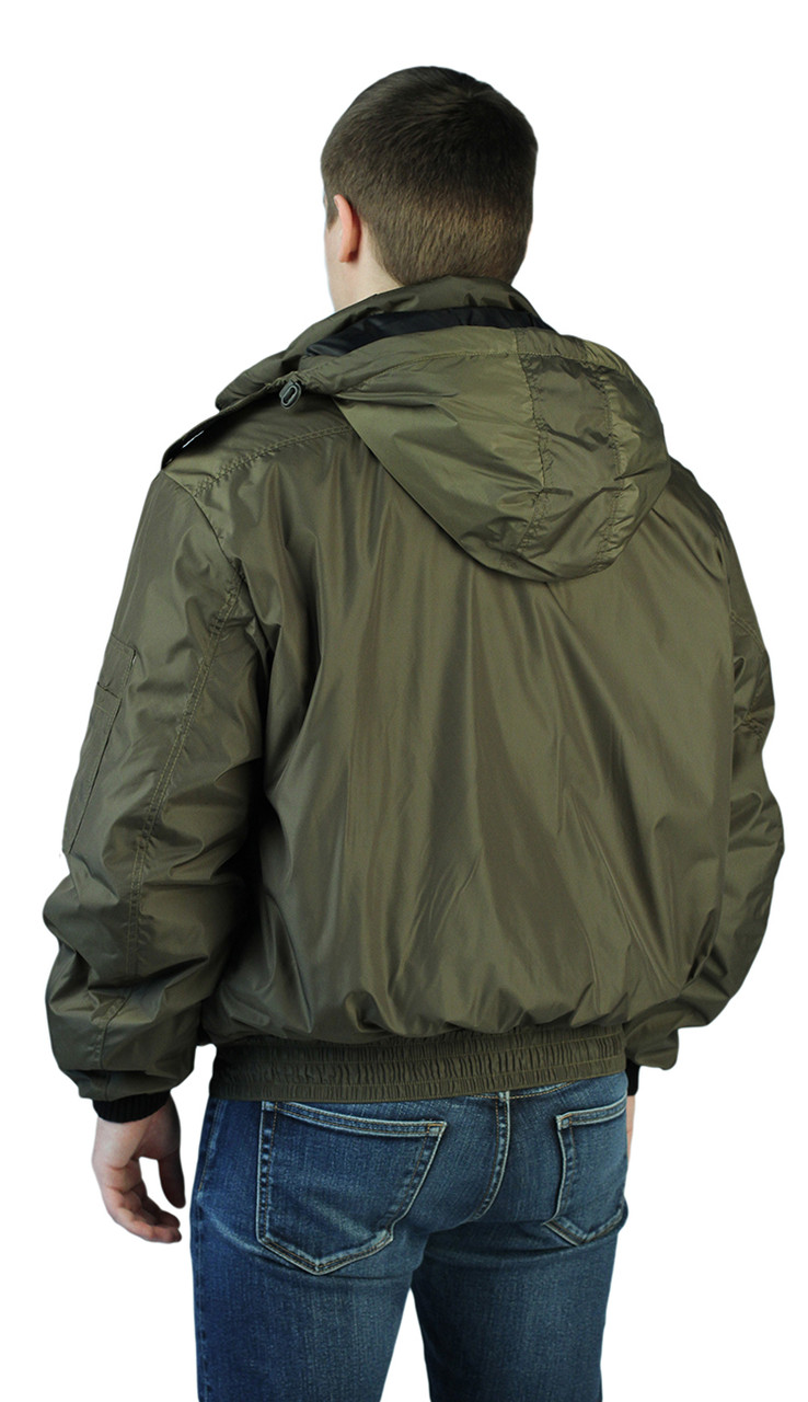 Куртка мужская демисезонная БОМБЕР цвет: Хаки - фото 2 - id-p70008656