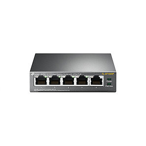 Коммутатор TP-Link TL-SF1005P 5-портовый настольный, фото 2