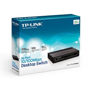 Коммутатор TP-Link TL-SF1016D настольный 16 портов, фото 2