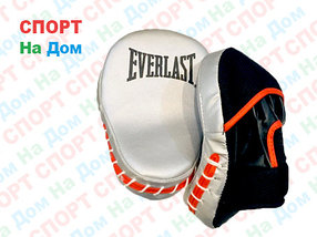 Лапы для бокса, каратэ, таэквондо Everlast кожзам (цвет серебро)