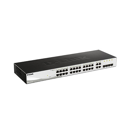 Коммутатор D-Link DGS-1210-28/F1A стоечный 24 порта, фото 2