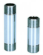 Сгон-бочонок латунь ХРОМ Ду 15 (1/2") L=60 мм (10/130)