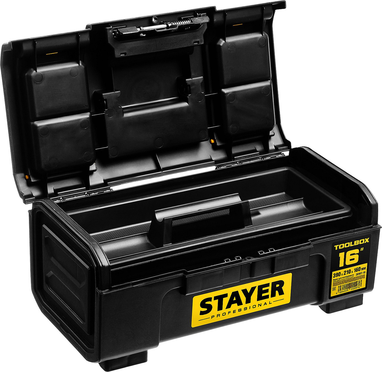 Ящик для инструмента "TOOLBOX-16" пластиковый, STAYER Professional (38167-16) - фото 4 - id-p55646026