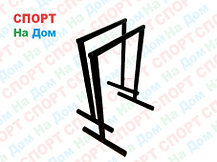 Брусья напольные высокие паралетсы (высота - 76 см), фото 6