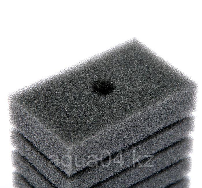 Губка прямоугольная запасная серая для фильтра турбо №18 (6,8х4,6х11.4 см) - фото 1 - id-p70014051