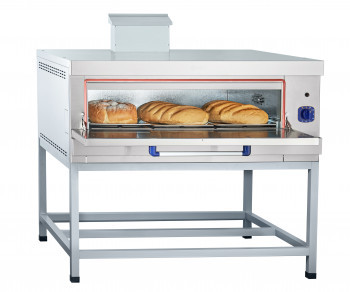 Шкаф пекарский подовый ГШ-1 газовый, 1 пекарная камера 1035х770х250 мм, +100...+340 С, пьезорозжиг, газ-контро - фото 1 - id-p70014596