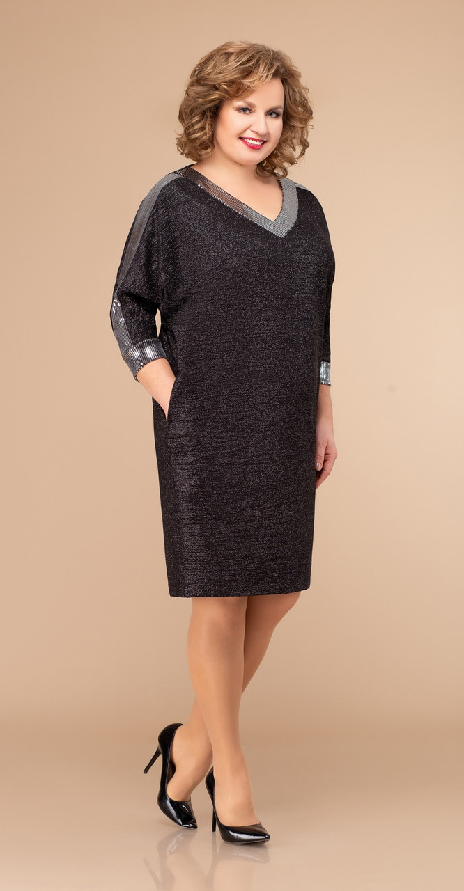 Платье Svetlana Style-1346/1, черный, 56