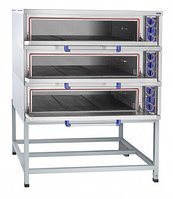 Шкаф пекарский подовый ЭШ-3К электрический, 3 пекарные камеры 1000х800х180 мм, нерж. ТЭН-ы, раздельная регулир