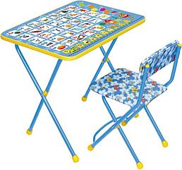 НИКА Набор мебели ВЕСЁЛАЯ АЗБУКА (стол -парта +мяг стул)
