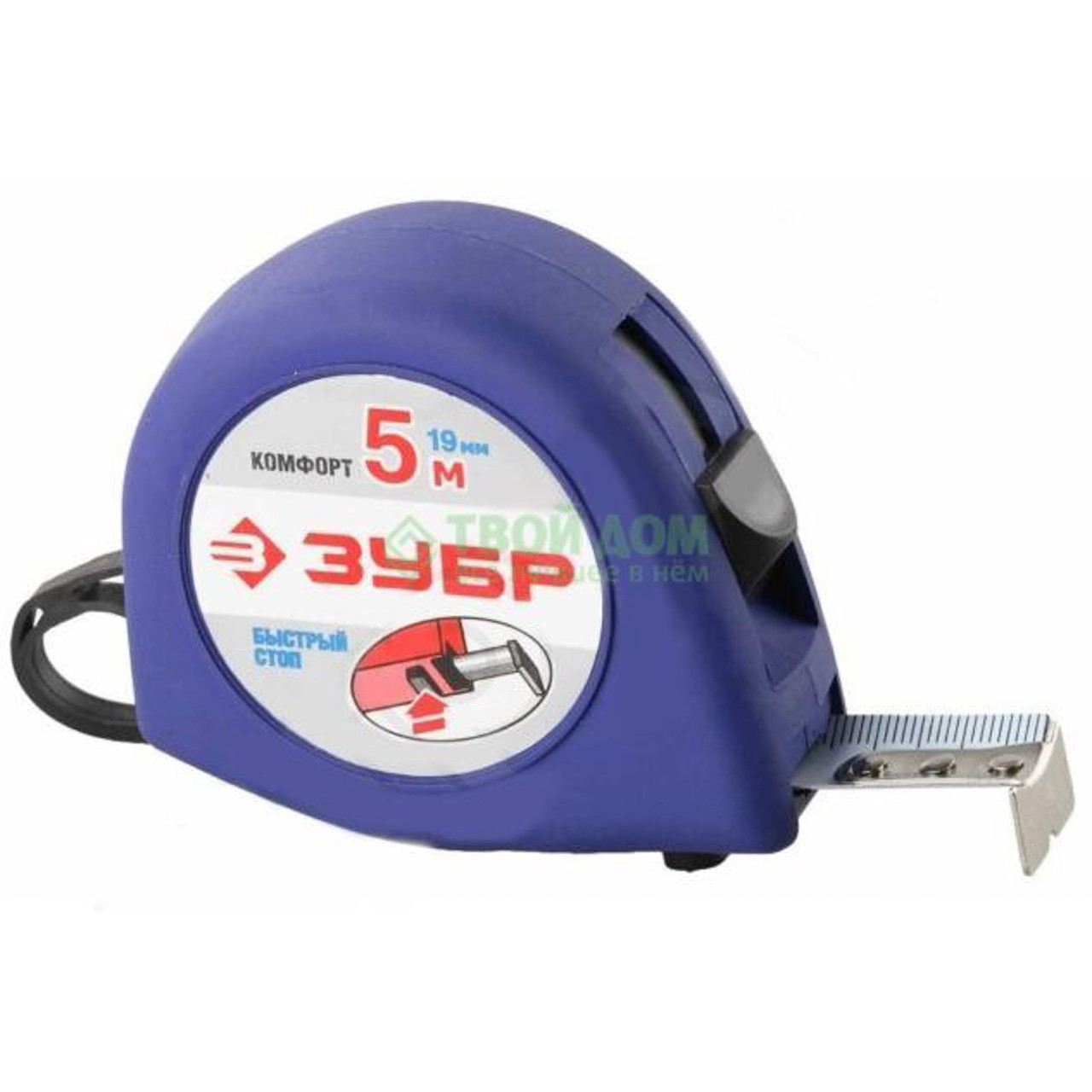 Рулетка Зубр Стандарт 5 м