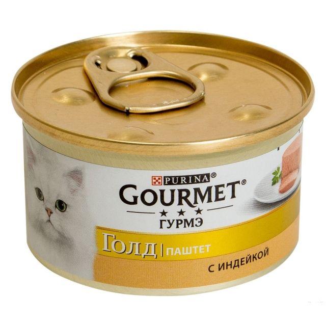 Gourmet Gold Паштет с индейкой для кошек