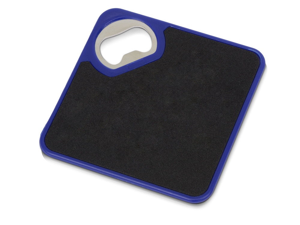 Подставка для кружки с открывалкой Liso, черный/синий - фото 3 - id-p70027199